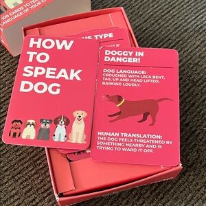 How to Speak Dog Card Set - 100 cards